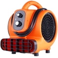 thumbnail image 1 of KFFKFF Ground Fan, 1/4 HP, 1000 CFM Air Circulator for Evaporation and Temperature Reduction, Compact Rug Drying Ventilator with 4 Airflow Directions and Timing Feature, ETL Certified, 1 of 9