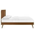 thumbnail image 3 of Marlee King Wood Platform Bed With Splayed Legs Walnut, 3 of 7