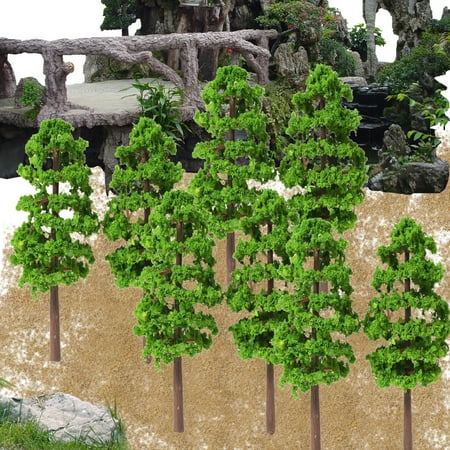 Model Railway Trains - Model Trees Mini Scenery Landscape Architecture Train Railroad Trees
