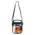 thumbnail image 4 of Vacemry Stadium Approved Clear Bag, Transparent PVC Crossbody Purse with Zipper and Adjustable Strap for Sports Events Concerts Festivals Travel SecuritySchool, 4 of 9