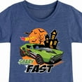 thumbnail image 3 of Hot Wheels - Halloween - Scary Fast - Toddler & Youth Girls Short Sleeve Graphic T-Shirt, 3 of 5