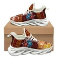 thumbnail image 1 of Tropical Hibiscus Flower Pattern Female Male Autumn Winter Tennis Shoes Shock Absorption Lightweight Lace Up Breathable Sneaker, 1 of 5