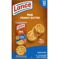 thumbnail image 4 of Lance Sandwich Crackers, Malt with Peanut Butter, 10 Individually Wrapped Packs, 6 Sandwiches (Pack of 8), 4 of 5
