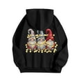 thumbnail image 5 of UngA Christmas Hoodie for Women Oversized Fleece Long Sleeve Comfy Hoodies for Women Casual Basic Pullover Sweatshirts 2025 Fall Outfits Y2K Clothes Womens Christmas Sweatshirt (Black,XXXL), 5 of 7