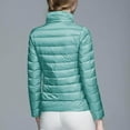thumbnail image 4 of Winter Puffer Jacket for Women Light Weight Water-Repellent Packable Quilted Coat, 4 of 5
