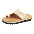 thumbnail image 3 of Sandalias de plataforma Zulema Oro 39 para mujer, 3 of 8
