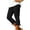 A-Black, variant on Ruffle Capris Pants for Women,Dance Yoga Leggings Elastic Waist Stretchy Capris,A-Light Blue Women's S-XXL