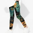 thumbnail image 5 of Jinhomg Halloween Printed Leggings for Girls High Stretch Tights Athletic Dance Leggings Pants Toddlers Outdoor Sports Trousers Multicolor (3-8 Years), 5 of 5