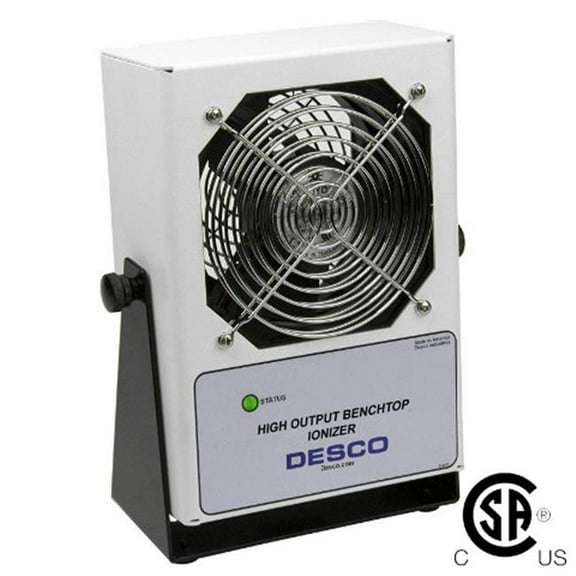 Desco 60505 High Output Benchtop Ionizer 120 VDC