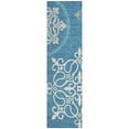 thumbnail image 2 of Addison Rugs Chantille Indoor/Outdoor Transitional Scrolls Teal Washable Runner Rug, 2'3" x 7'6", 2 of 6