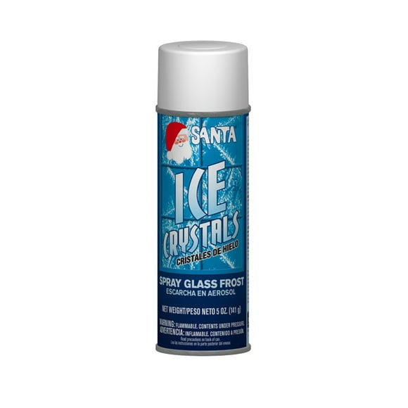 CC Christmas Decor Santa Winter White Christmas Ice Crystals Spray - 5 Ounces
