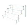 thumbnail image 1 of New Acrylic Transparent Figurine Display Shelf with Stepped Design, 1 of 6