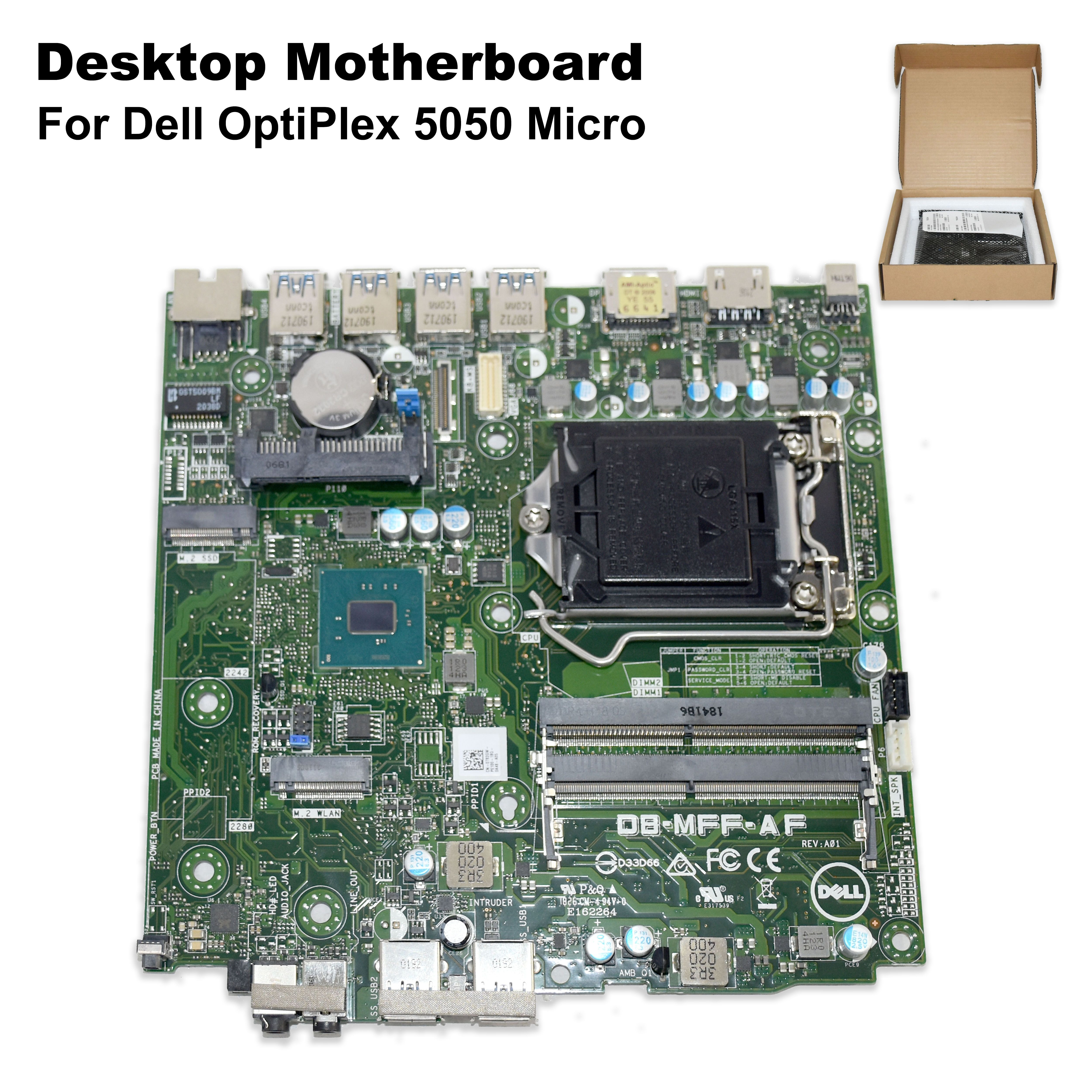 Pre-Owned Dell OptiPlex 5050 Micro Motherboard with Intel Q270, LGA1151 and DDR4 – 782GW