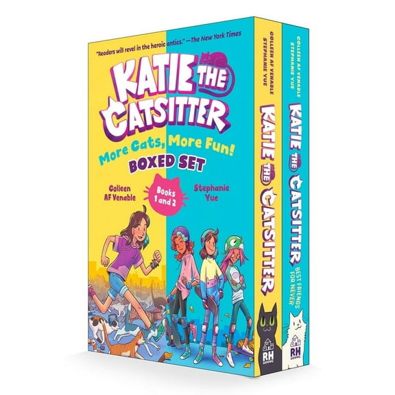 Katie the Catsitter Katie the Catsitter: More Cats, More Fun! Boxed Set (Books 1 and 2): (A Graphic Novel Boxed Set), (Paperback)