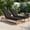 Black, variant on BaPiPro Navy Blue All‑Weather Outdoor Chaise Lounge Cushion, Waterproof High‑Density Patio Recliner Pad, Detachable Zipper Cover & Anti‑Slip Tie‑Downs, Soft High‑Rebound Foam for Pool, Garden & Patio
