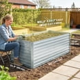 thumbnail image 3 of Outsunny Galvanized Raised Garden Bed, 5' x 3' x 2' Planter Box, Silver, 3 of 10