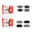 thumbnail image 1 of SIM Front Rear Semi-Metallic Brake Pads Kit for Car 2008-2009 Saturn Astra KSM-100132, 1 of 8