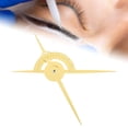 thumbnail image 3 of Eyebrow Measure Ruler, Eyebrow Drawing Tool Professionals  for Eyebrow Makeup Silver,Gold,Black, 3 of 7