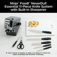 thumbnail image 3 of Ninja Foodi NeverDull 11-Piece Essential Knife System with Sharpener, Knife Block, 3 of 9