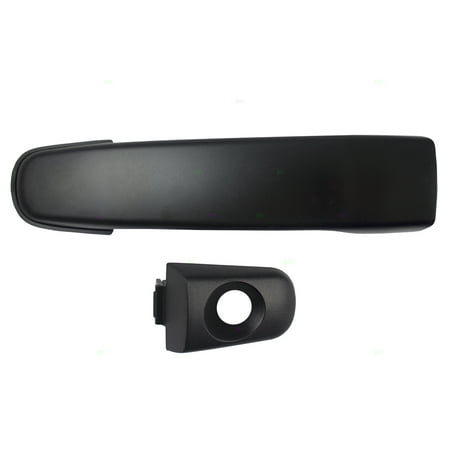 Pontiac Firebird Outside Door Handle - Drivers Outside Front Textured Door Handle w/ Cap & Keyhole Replacement for Chevrolet Equinox Malibu Pontiac G6 Torrent