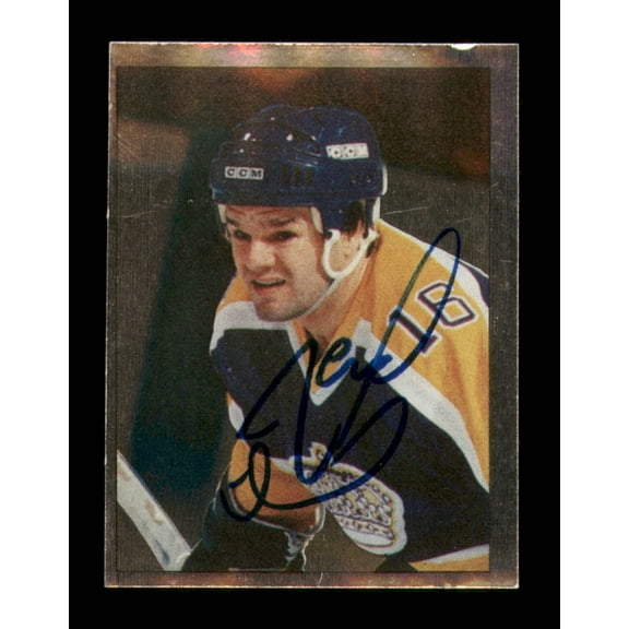 Marcel Dionne Autographed 1983-84 Topps Stickers Card #1 Los Angeles Kings SKU #251467