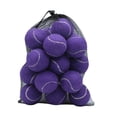 thumbnail image 2 of 20 pelotas de tenis elásticas de 6,35 cm de diámetro, resistentes al desgaste, para entrenamiento. Púrpura, 2 of 9