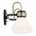 thumbnail image 4 of Farum 2-Light Bathroom Vanity Light in Black, 4 of 4
