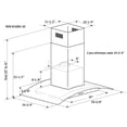 thumbnail image 2 of Roxon Hotte de Cuisinière Murale de 30 Po, 700 CFM, en Acier Inoxydable, 2 of 2