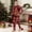 Dad, variant on Family Pajamas Matching Sets - 2 piece Red Christmas Tree Print Long Sleeve Tops Pants Loungewear Sets, Funny Cartoon Family Christmas Pajamas for Christmas Eve for 12 Months Pjs