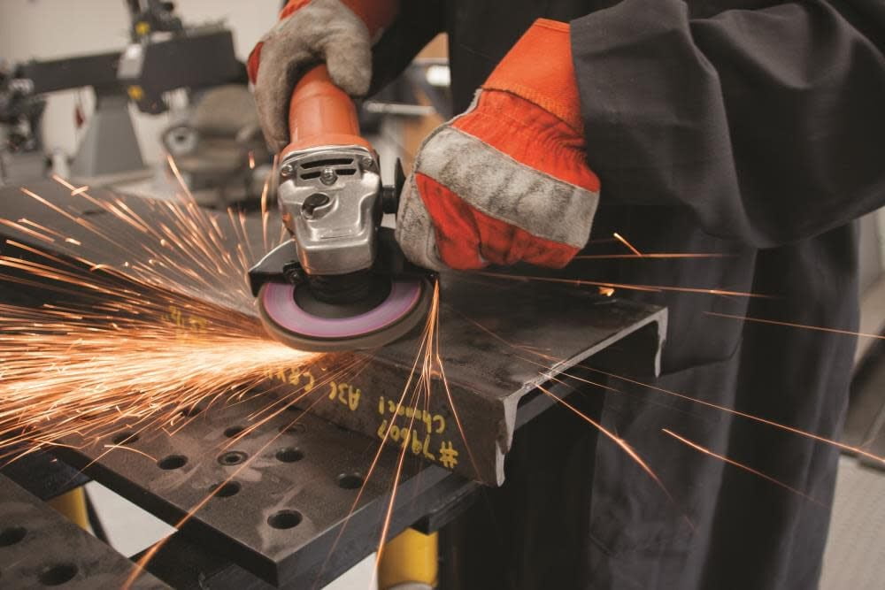 Fein Corded Compact Angle Grinder With 4-1/2" Grinding Wheel And 5-8/11" Mounting Thread # 72219760120