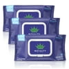 Royalty Wipes: Natural Biodegradable Flushable Wet Wipes with Vitamin E & Aloe 3 Pack (180 CT)