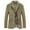 Khaki, variant on Yaoyar Men's Casual Solid Three-Button Lined Cotton Blazer Suit Back Long Sleeves Jacket Black L