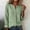 A276 Green, variant on Xdegoge Button Down Shirts for Women Cotton Linen Blouses Long Sleeve V Neck Roll-up Cuffed Sleeve Top Casual Loose Fit Work Office Shirt Summer Lightweight Soft Cardigan
