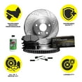 thumbnail image 4 of Hart Brakes Rear Brakes and Rotors Kit |Rear Brake Pads| Brake Rotors and Pads| Semi Metallic Brake Pads and Rotors| Sensor Wire - PHC1.20002.63, 4 of 7