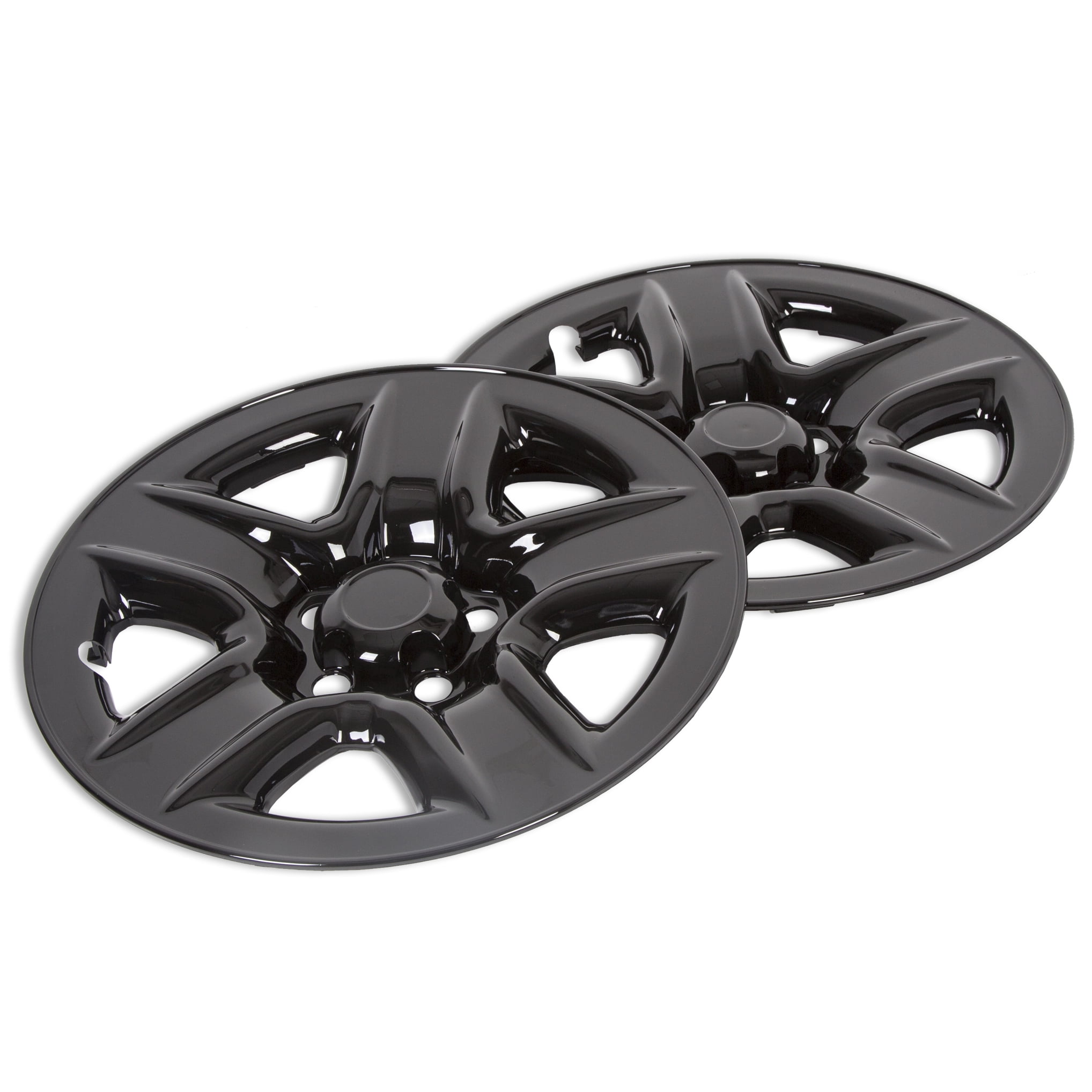 Kojem 4 Black Wheel Skins for Toyota RAV4 2006-2012 17" Hub Caps Full Rim Skin Covers