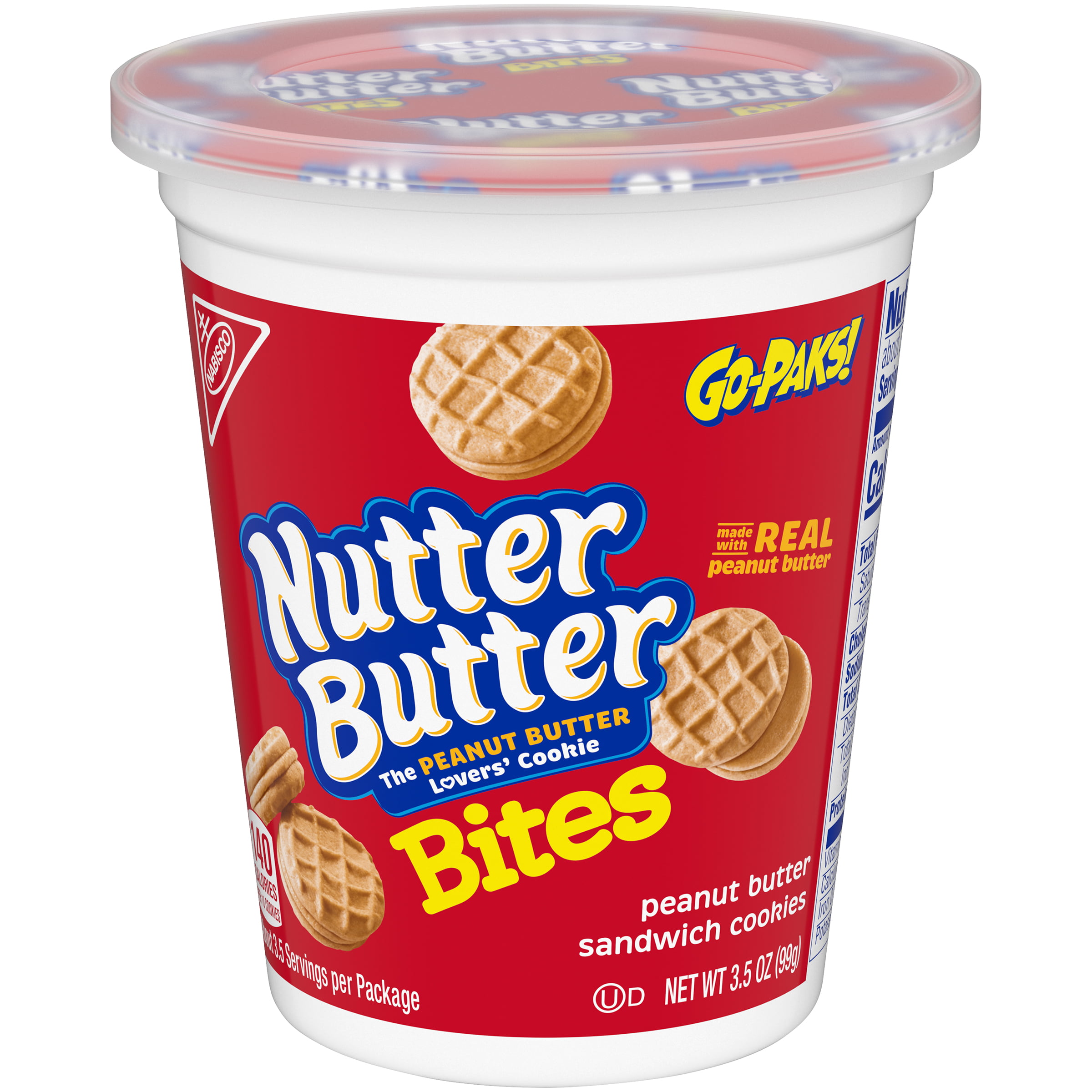 Nutter Butter Bites Peanut Butter Sandwich Cookies - Go ...
