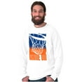 thumbnail image 4 of Basketball Hoop Athlete Game On Men's Long Sleeve Tee T Shirt Brisco Brands M, 4 of 6