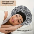 thumbnail image 3 of Yoyauz Satin Hat Sleep Hair Cap - Silk Hat, Suitable For Various Hairstyles, Equipped With Elastic Soft Band For Hair Care, 3 of 6