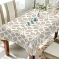 thumbnail image 4 of SKYSONIC Floral Pattern Tablecloth Waterproof Washable Polyester Square Table Cover Durable Tablecloth for Kitchen Dining Table Party Decor (60 X 90 Inch), 4 of 7