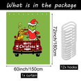 thumbnail image 2 of Grinch Christmas Decorations Grinch Decor the Grinch Non Slip Toilet Polyester Cover Mat Set Bathroom Shower Curtain, 2 of 2