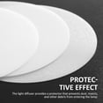thumbnail image 3 of Downlight Diffuser Plastic Spotlight Diffuser Cover DIY 6 Pieces Ceiling Light Diffuser Cover Inch Anti-glare Suitable for Ceiling Light, 3 of 5
