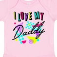 thumbnail image 4 of Inktastic I Love My Daddy 80s Retro Style Boys or Girls Baby Bodysuit, 4 of 5