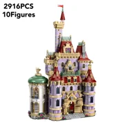 2025 Princess Castle Romantic Toy 43263 Modular Model for Girls Educational Building Blocks Birthday Gift Decorative Toy 2916Pcs