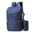 thumbnail image 1 of Mochila portátil para acampar al aire libre, para senderismo, impermeable, plegable, para viajes, color azul, 1 of 7