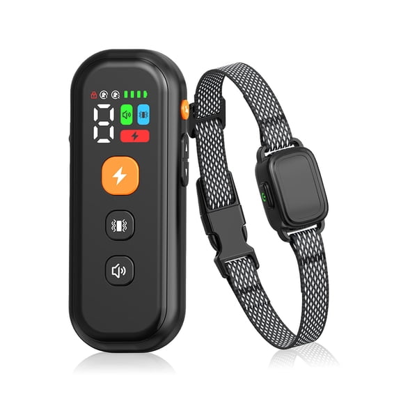 MASBRILL Shock Collar for Small Dogs -Dog Training Collar with Remote, Waterproof Rechargeable dog Collar with Beep , Vibration, Safe Shock and Security Lock, 180 Days Long Standby