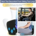 thumbnail image 5 of Seat Cushion for Truck Driver, Memory Foam Truck Seat Cushion with Adjustable Strap – Ergonomic Back Support & Sciatica Relief for Long Drives, Semi Truck Accessories, 5 of 13