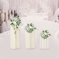 thumbnail image 4 of 3pcs Wedding Flower Stand Party Centerpieces Decor Cardboard Column 40/60/80cm White, 4 of 10