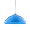 thumbnail image 2 of Semi Circular Ceiling Light Shade Cover Pendant Lampshade Pendant Lights Fixture Blue, 2 of 7