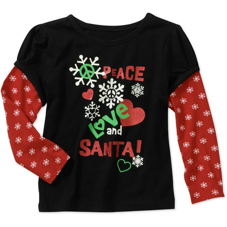 Baby Girls' Hangdown Holiday Graphic Tee