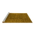 thumbnail image 2 of Ahgly Company Machine Washable Indoor Rectangle Oriental Yellow Industrial Area Rugs, 5' x 8', 2 of 4